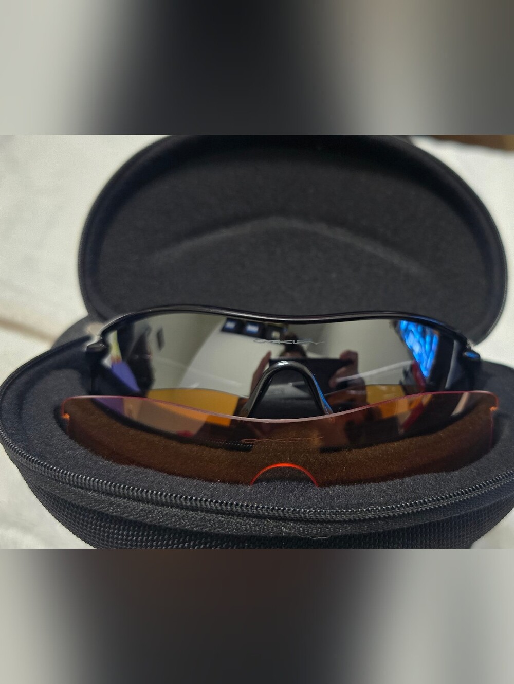 Oakley RadarLock Path Polarized Sports Sunglasses — Black